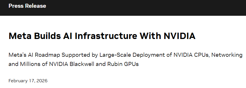 Meta将大规模部署英伟达Grace CPU