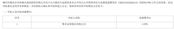 债券承销费现“高价”中标