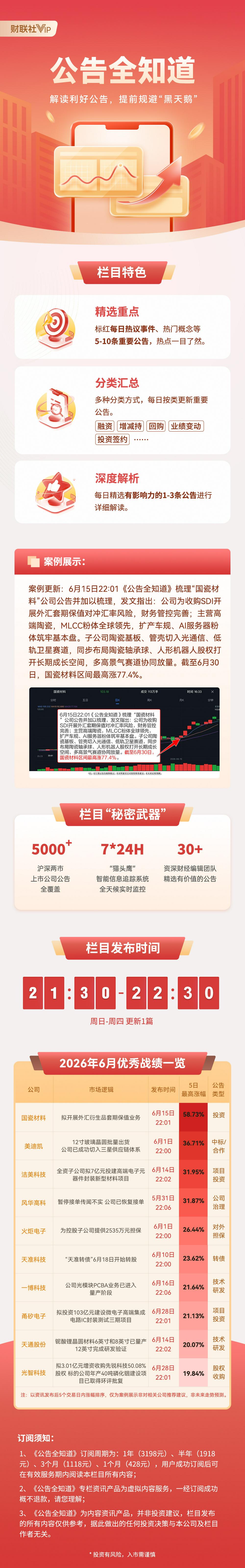 公告全知道